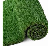 Grass Warehouse Artificial Grass 40mm Pile Pet-Friendly Thick Natural Realistic High Density Fake Grass Turf For Garden, Uv-Resistant (4M X 2M)