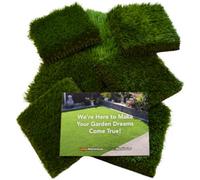 Grass Warehouse Artificial Grass Sample Pack (20mm, 30mm, 40mm Thick Natural & Realistic Grass Samples)
