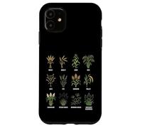 Grasses & Cereals Chart Botanical Guide Plants Enthusiasts Case for iPhone 11