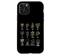 Grasses & Cereals Chart Botanical Guide Plants Enthusiasts Case for iPhone 11 Pro