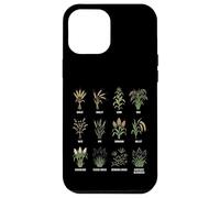 Grasses & Cereals Chart Botanical Guide Plants Enthusiasts Case for iPhone 12 Pro Max