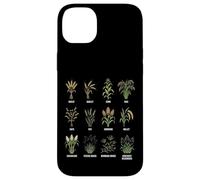 Grasses & Cereals Chart Botanical Guide Plants Enthusiasts Case for iPhone 14 Plus