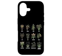 Grasses & Cereals Chart Botanical Guide Plants Enthusiasts Case for iPhone 17