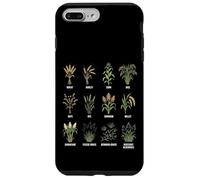 Grasses & Cereals Chart Botanical Guide Plants Enthusiasts Case for iPhone 7 Plus/8 Plus