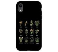 Grasses & Cereals Chart Botanical Guide Plants Enthusiasts Case for iPhone XR