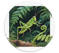 Grasshopper 1000 Pieces Jigsaw Round Jigsaw for Adults And Kids Colorful Unique Challenge Games Scene Creative 1000pcs (67.5x67.5cm)