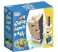 Grasshopper Games Giant Stack ´N´ Fall Stacking Blocks in Brown Grasshopper Games Brown