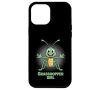 Grasshopper Girl Womens Cute Cartoon Insect Party Birthday Case for iPhone 12 Pro Max