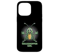 Grasshopper Girl Womens Cute Cartoon Insect Party Birthday Case for iPhone 14 Pro Max