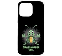 Grasshopper Girl Womens Cute Cartoon Insect Party Birthday Case for iPhone 15 Pro Max