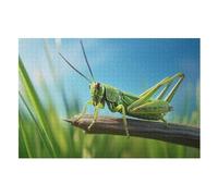 Grasshopper Jigsaw Puzzles 1000 Pieces for Adults Wooden Puzzle for Teenagers Educational Games Unique Gift (75×50cm)