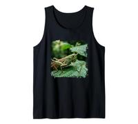 Grasshopper Leaf Macro Insect Close Detail Scene Tank Top
