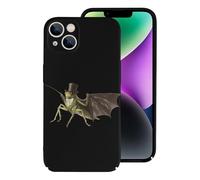 Grasshopper Wearing Top Hat And Tie Printed Phone Case Unisex Cute Hard Cellphone Protective Cover Compatible with iPhone 14/14 Plus/14 Pro/14 Pro Max