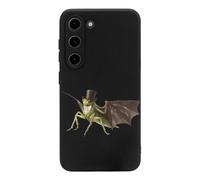 Grasshopper Wearing Top Hat And Tie Printed Phone Case Unisex Cute Trendy Cellphone Protective Cover Compatible with Galaxy S23/S23 Plus/S23 Ultra