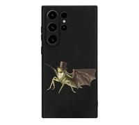 Grasshopper Wearing Top Hat And Tie Printed Phone Case Unisex Cute Trendy Cellphone Protective Cover Compatible with Galaxy S23/S23 Plus/S23 Ultra