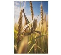 Grasshopper Wooden Jigsaw Puzzles 1000 Pieces Family Activity Puzzle Educational Games for Adults And Kids Age 12 Years Up 78×53cm