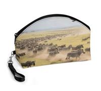 Grassland Animal Migration Makeup Bag Toiletry Bag Cosmetic Organizer