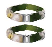 Grassland Beat Adjustable Pet Collar for Small Medium Large Dogs & Cats, Reflective Strip for Night Safety, Soft Comfort Pad