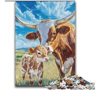 Grassland Cattle Jigsaw Puzzles for Teenagers 2000 Jigsaws, Educational Games Home Decoration Deal As Gifts for The Whole Family (70x100cm)
