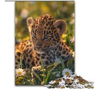 Grassland Leopard 1000 Pieces Jigsaw Puzzles For Teens And Adults, Educational Stress Relief Toy for Is Ideal As A Gift for The Whole Family (size 26x38cm)