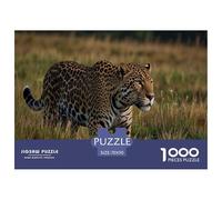 Grassland Leopard Jigsaw Puzzles for Adults Animal Puzzles 1000 Pieces Educational Games Home Decoration Gifts 70x50cm/1000pcs