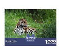 Grassland Leopard Jigsaw Puzzles for Adults Interesting Puzzle Game 1000 Jigsaws Brain Challenge for Adults Gifts 38x26cm/1000pcs