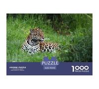 Grassland Leopard Jigsaw Puzzles for Adults Interesting Puzzles 1000 Piece Brain Challenge for Adults Gifts 70x50cm/1000pcs