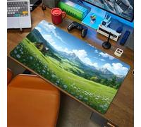 Grassland Mountain Large Gaming Mouse Pad, 1000x500x2mm Extended gaming mouse mat XXL improved Precision and Speed Mousemat with Stitched Edges, Desk Mat for Keyboard and Mouses