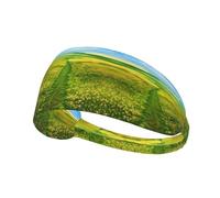 Grassland paths Stretchy Non-Slip Sweat Wicking Hair Bands for Women & Men, Workout Headwrap for Gym, Running, Yoga, Tennis