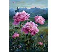 Grasslands 1000 Piece Jigsaw Puzzles for Adults, Colourful, Challenging & Brainteasing Adult puzzles 1000 Pieces Peonies, Fun jigsaws for The Whole Family 30x20 inch
