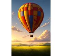 Grasslands 300 Piece Jigsaw Puzzles for Adults, Colourful, Challenging & Brainteasing Adult puzzles 300 Pieces Balloons, Fun jigsaws for The Whole Family 16x11 inch