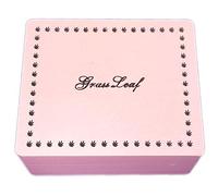 GRASSLEAF LARGE WOODEN ROLLING BOX ROLL BOX SMOKING FOR YOUR SMOKING ACCESSORIES (PINK)