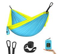 Grassman Kids Small Hammock for Camping Portable Hammock for Child Girls Boys Ultralight Backpack Mini Hammocks with Straps Sky Blue