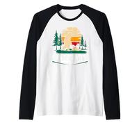 Grassquatch Bigfoot Sasquatch Lawn Mowing Gardener Gardening Raglan Baseball Tee
