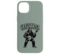 Grassquatch! Sasquatch Bluegrass Banjo Bigfoot Retro Case for iPhone 14 Plus