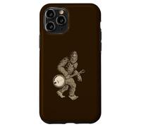 Grassquatch! Vintage Bigfoot & Bluegrass Banjo Music Case for iPhone 11 Pro