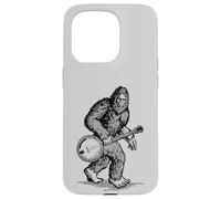 Grassquatch! Vintage Bigfoot & Bluegrass Banjo Music Case for iPhone 15 Pro