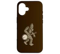 Grassquatch! Vintage Bigfoot & Bluegrass Banjo Music Case for iPhone 16