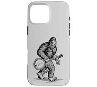 Grassquatch! Vintage Bigfoot & Bluegrass Banjo Music Case for iPhone 16 Pro Max
