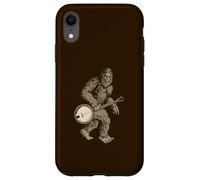 Grassquatch! Vintage Bigfoot & Bluegrass Banjo Music Case for iPhone XR