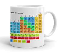 GrassVillage Chemistry Mug - Periodic Table of the Elements - Science Gift for Students, Teachers, Chemists - Educational & Fun Coffee Cup - 11oz Ceramic Mug for School, Lab, or Home Use