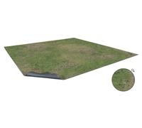 Grassy Fields Gaming Mat 3x3' (90x90cm) w/ Grid - Battle Systems Fantasy Terrain