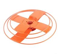 Grastrimmer Protective Cover Made of Manganese Steel, Thickened Trimmer Head Lid for Effective Cut and Dirt Repellent in the Garden, Suitable for Small, Medium and Large Sizes, Orange (32.5 cm)