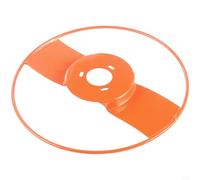 Grastrimmer Protective Cover Made of Manganese Steel, Thickened Trimmer Head Lid for Effective Cut and Dirt Repellent in the Garden, Suitable for Small, Medium and Large Sizes, Orange (28.5 cm)