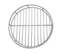 Grate for the Grill, 24 cm Stainless Steel Heat Resistant Tray - Round Cooking Grate | For Cooling Barbecue, Roasting, Drying And Frying Outdoors, Camping, At Home And On