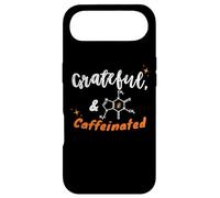 Grateful and Caffeinated, Gen Z & Millennials Coffee Humor Case for iPhone Air