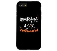 Grateful and Caffeinated, Gen Z & Millennials Coffee Humor Case for iPhone SE (2020) / 7/8