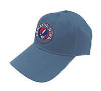 Grateful Dead Baseball Cap Steal Your Face Band Logo Official Denim Blue Unisex One Size