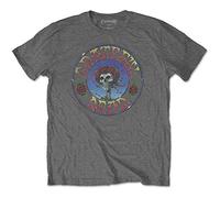 Grateful Dead Bertha Circle Vintage Wash Official Tee T-Shirt Mens Unisex (X-Large) Grey