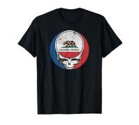 Grateful Dead California State Flag Stealie Vintage Band T-Shirt